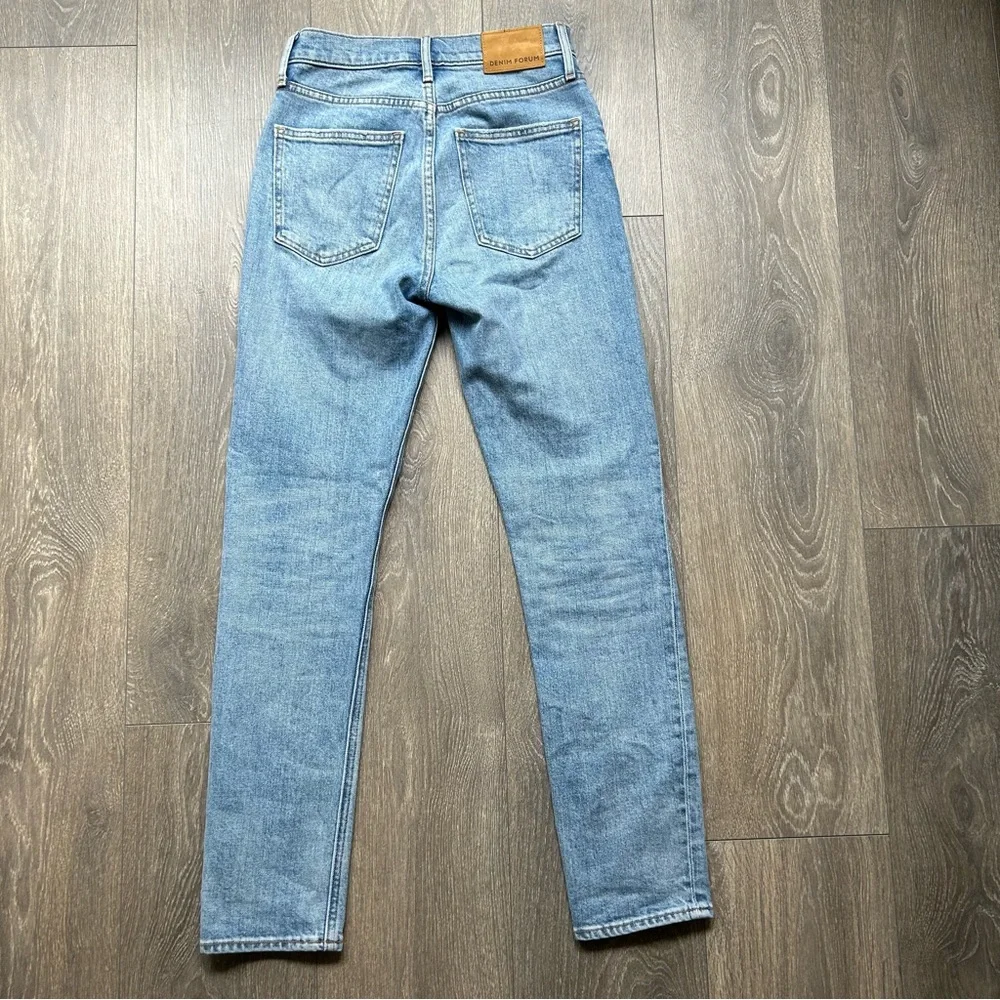 Aritzia Denim Forum The Yoko High Rise Slim Skinny Jeans High Waist Light Wash - Picture 9 of 15